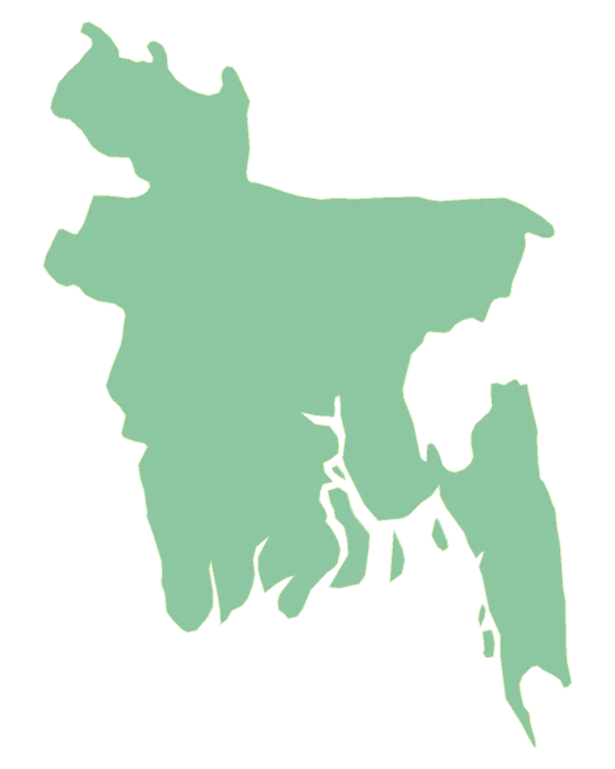 Map outline of Bangladesh